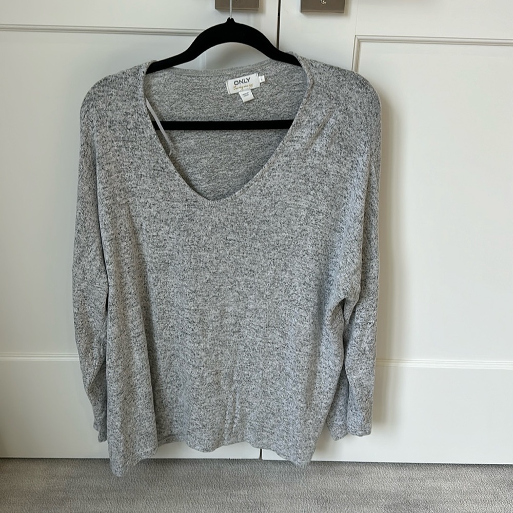 ONLY Heather Grey Long Sleeve